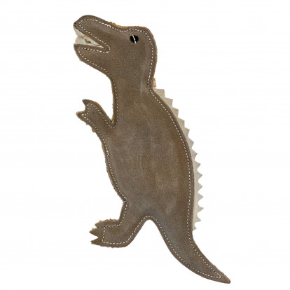 PafDog Dinosaurus Gerry Hračka pro psy z kůže a juty 30cm