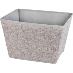 HOMESTYLING Úložný box 39x30x24 cm textil šedý KO-101001710seda