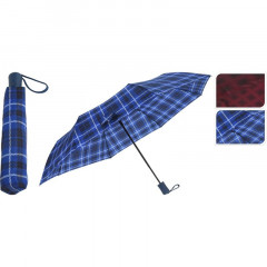 EXCELLENT HOUSEWARE Deštník skládací 95 cm kostka modrý KO-DB7250520modr