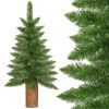 Mini vánoční stromeček na kmínku se zeleným jehličím věrně napodobuje pravou jedličku. Kmínek z pravého dřeva, rozmanité konce hustých větviček. Výška stromku 80 cm, spodní šířka 45 cm.