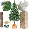 Vánoční stromek Borovice zasněžená na kmínku 180 cm