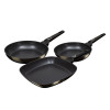 BERLINGERHAUS Sada pánví s titanovým povrchem 3 ks Primal Gloss Collection steak BH-6073