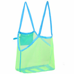Plážová taška s uchy SPRINGOS PORTA modro-zelená