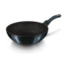 BERLINGERHAUS Wok s mramorovým povrchem 28 cm Metallic Line Aquamarine Edition BH-1875