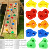 Lezecké úchyty kameny pro děti, barevné, 10ks SPRINGOS KG0001