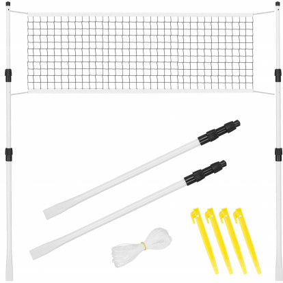 Badmintonová síť se sloupky SPRINGOS KG0010