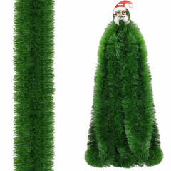 Vánoční řetěz Girlanda extra hustá 6m, zelená