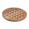 - kulatá podložka pod hrnce z akátového dřeva - poslouží při vaření pro odkládání horkého nádobí - ideální rozměr pro většinu velkých i malých hrnců i pánví - rozměry: 20 x 1 cm - barva: přírodní dřevo - značka: ...