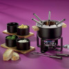 KELA Fondue sada Gunten nerez černá 19,0cm 20,0cm 1,6l KL-10068