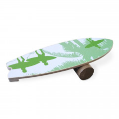 Balanční deska Trickboard MULTI FUN 75x28cm - hnědá