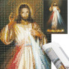 Diamantové malování 40x30 cm, Ježíš Kristus Springos ART