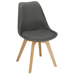 Designová židle SPRINGOS VERDE tmavě šedá
