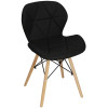 Moderní židle s netradiční konstrukcí, která zaujme svým jedinečním designem, pohodlím a praktičností. Pevnost a stabilitu židle zajišťuje masivní dřevěná podnož s kovovým rámem. Vhodná pro mnohá aranžmá, ke skleněným i dřevěným stolům. Originální design, ergonomický tvar, čalouněný sedák, kvalitní zpracování. Nosnost 125 kg. 