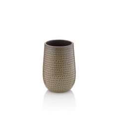 KELA Pohár Dots keramika mokka KL-23605