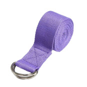 Pásek na Jógu SEDCO YOGA STRAP EP501 183x3,8 cm - fialová