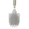 KELA WC štětka La Brosse nerezová rukojeť TPR světle šedá KL-24310