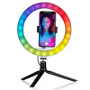 S tímto kruhovým světlem Grundig se stativem budete mít díky kruhovému světlu vždy to nejlepší osvětlení pro vaše selfie, vlogy, tutoriály, videa na TikTok nebo Instagramu, videa na YouTube nebo jiné nahrávky. Kruhová lampa má 152 ...