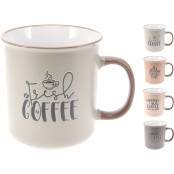 EXCELLENT HOUSEWARE Hrnek 710 ml kamenina Sometimes COFFEE KO-DN1801630some