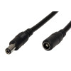 Kabel Prodlužovací napájecí kabel se souosým konektorem 5,5 x 2,5mm, 1,5m