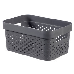 Box Curver Infinity Dots 4,5L šedý