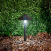 Solární LED lampa zahradní 15x15x38 cm