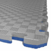 TATAMI PUZZLE podložka - Dvoubarevná - 100x100x4,0 cm - šedá/modrá