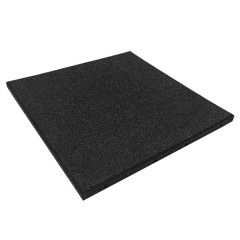 Gumová fitness podlaha Sedco Outdoor 100x100x1,5 cm - černá