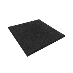 Gumová fitness podlaha Sedco Outdoor 50x50x2 cm - černá