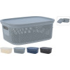 EXCELLENT HOUSEWARE Úložný koš s víkem 12 l šedá KO-027000200seda