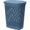 EXCELLENT HOUSEWARE Koš na prádlo s víkem 60 l modrá KO-027100390modr