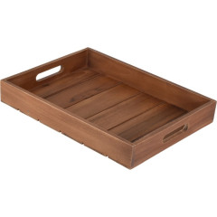 EXCELLENT HOUSEWARE Sada servírovacích podnosů 3 ks teak KO-J11301330