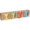 EXCELLENT HOUSEWARE Hrnek sada 4 ks porcelánový 240 ml KO-Q96000080