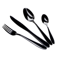 BERLINGERHAUS Sada příborů 24 ks Matte Black Collection BH-3077