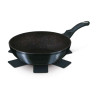 BERLINGERHAUS Pánev WOK s mramorovým povrchem 30 cm Aquamarine Metallic Line BH-6114