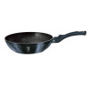BERLINGERHAUS Pánev WOK s mramorovým povrchem 30 cm Aquamarine Metallic Line BH-6114