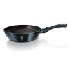 BERLINGERHAUS Pánev WOK s mramorovým povrchem 30 cm Aquamarine Metallic Line BH-6114
