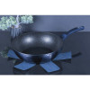 BERLINGERHAUS Pánev WOK s mramorovým povrchem 30 cm Aquamarine Metallic Line BH-6114