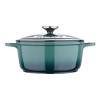 BERGNER Kastrol s keramickým povrchem a poklicí 20 cm Excalibur BG-36100-GR