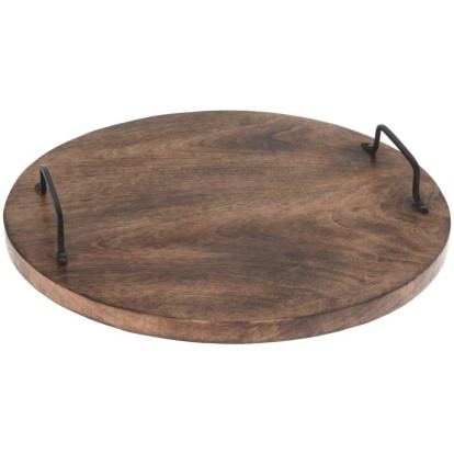 EXCELLENT HOUSEWARE Krájecí prkénko mangové dřevo s uchy KO-A65000080