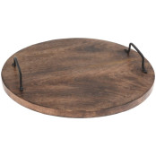 EXCELLENT HOUSEWARE Krájecí prkénko mangové dřevo s uchy KO-A65000080