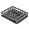 EXCELLENT HOUSEWARE Odkapávač na nádobí plast 46 x 36,5 x 8 cm šedá KO-024001700seda