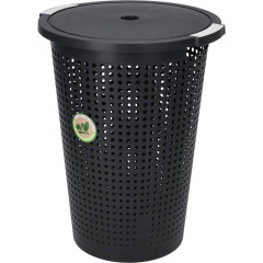 EXCELLENT HOUSEWARE Koš na prádlo kulatý 35 l černá KO-Y54500470
