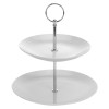 EXCELLENT HOUSEWARE Etažér dvoupatrový porcelán 25 cm KO-Q96001110