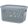 EXCELLENT HOUSEWARE Úložný plastový koš s víkem 6 litrů šedá KO-027000190seda