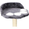 PET COMFORT Škrábadlo pro kočky s pelíškem dvoupatrové 68x30x30cm ED-211815