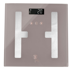 BERLINGERHAUS Osobní váha s měřením tuku, svalů a vody 180 kg Taupe Collection BH-9757