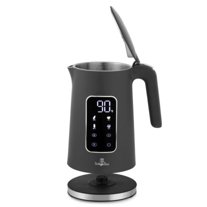 BERLINGERHAUS Rychlovarná konvice s regulací teploty digitální 1,7 l Antracit Collection BH-9737