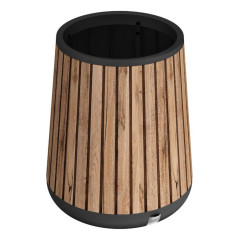 Květináč Keter Deco Conic walnut