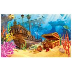 3D pozadí do akvária 60x30 cm GALLEON DIVERSA