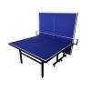 Stůl pro stolní tenis venkovní SUNNY Je vyroben s deskou SMC o síle 14MM - modré barvy. Deska je opatřena speciální povrchovou úpravou, která odolává vlhkosti a stůl je vhodný pro vnitřní i venkovní použití. Stůl má 4 ...